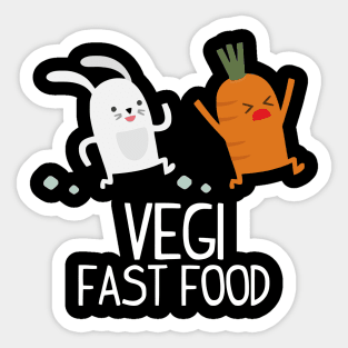 Vegi Fast Food Sticker